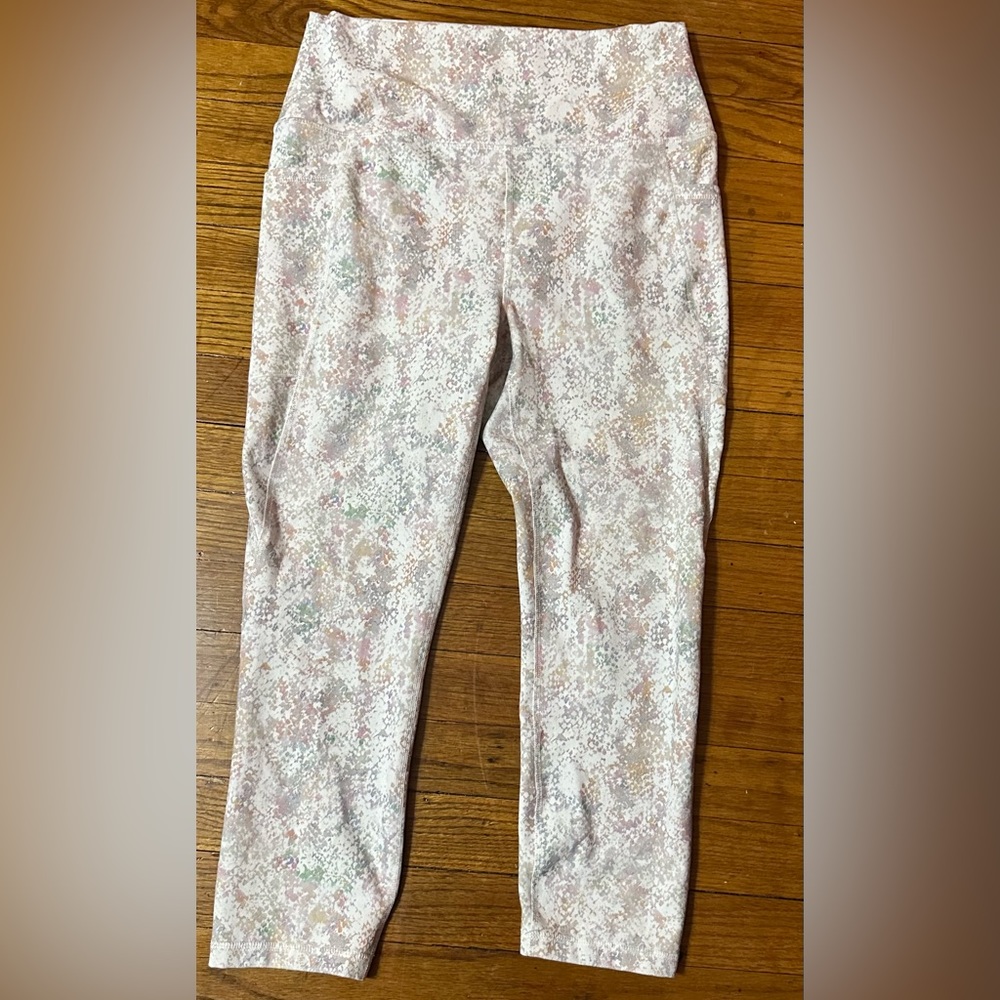 RBX‎ multicolor Yoga Leggings Side Pockets Women's Size large Activewear